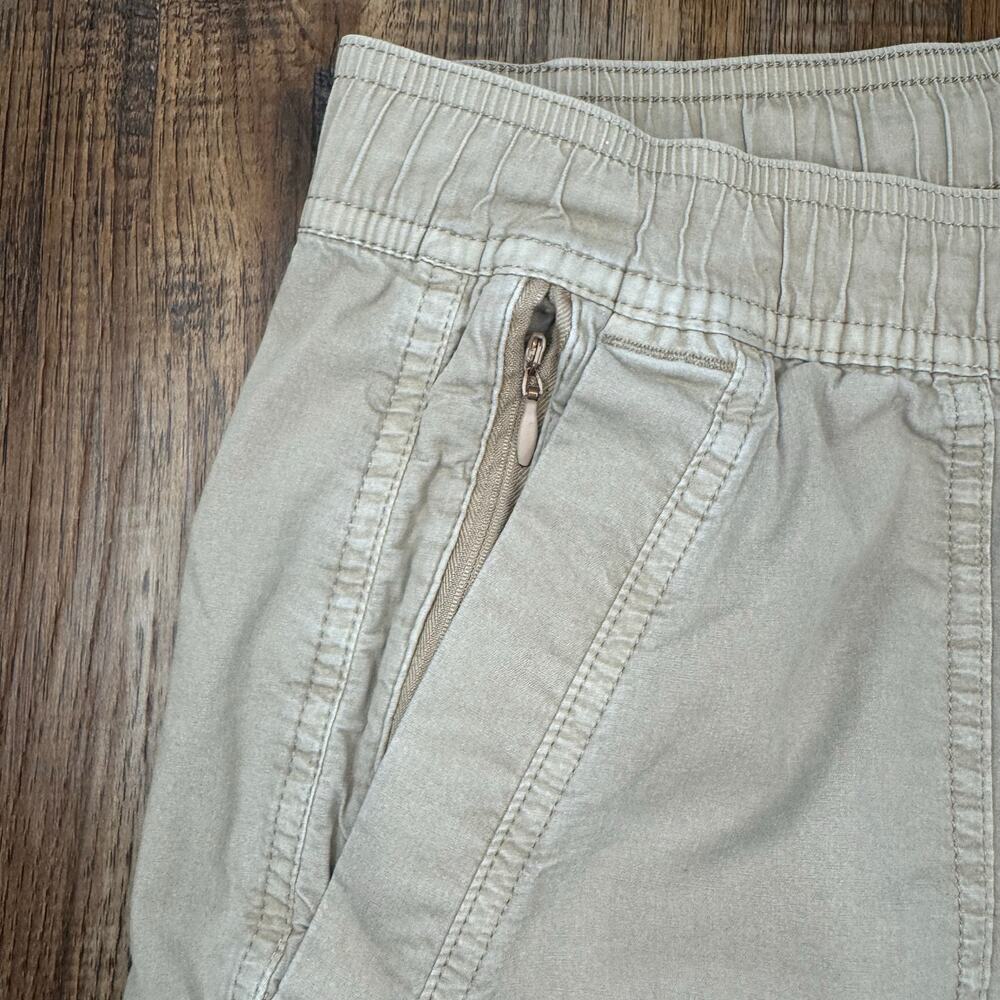 Abercrombie & Fitch Loose size SMALL khaki drawstring pants jogger pockets - Picture 7 of 12